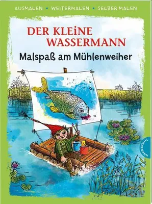 Obrázok produktu pre Malý vodník. Zábava pri maľovaní na mlynskom rybníku (vyfarbuj, maľuj, maľuj)