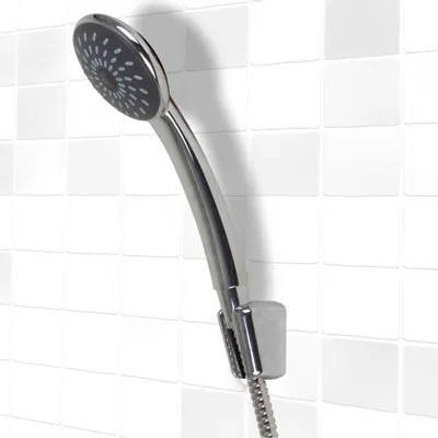 Produktbild von Handbrause-Set 9cm Edelstahl-Schlauch Wandhalter Duschbrause Duschkopf Armatur