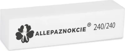 Obrázek produktu pro Allepaznokcie 240/240 Premium leštící blok bílý 1 ks