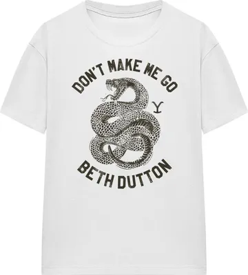 Image de Yellowstone - "Don't Make Me Go Beth Dutton" T-shirt pour femme TV28463 (S) (Blanc)