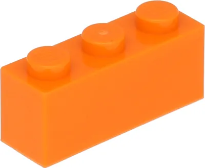 Zdjęcie produktu dla Lego® 10 elementów 3622 Brick 1x3 Part Basic Bricks 10 Pomarańczowy