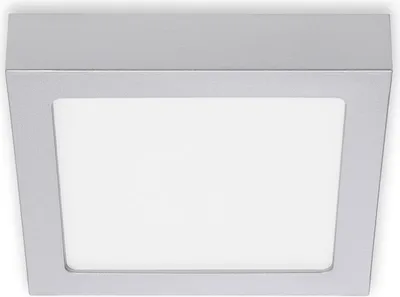 Produktbild von LED Aufbauleuchte Aufbaulampe 12W 4000K silber Metall-Kunststoff Briloner