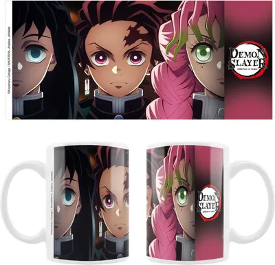 Produktbild von Demon Slayer: Kimetsu no Yaiba Keramiktasse Tanjiro, Mitsuri, Muichiro