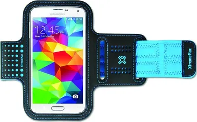 Immagine prodotto di Fascia da braccio Sportwrap blu per smartphone/iPhone/MP3