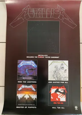 Produktbild von Metallica – Werbeplakat für ein Album – Poster – 50x80 cm