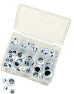 Produktbild von 84 Fischaugen Set 3D für Blinker Spinner Wobbler