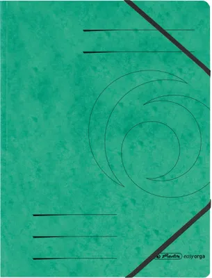 Produktbild von Herlitz 972471, Konventioneller Dateiordner, A4, Karton, Grün, Matt, Papier