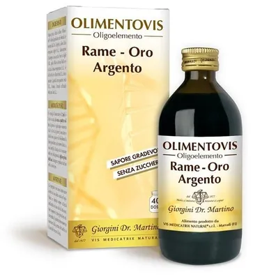 Immagine prodotto di Rame Oro Argento Olimentovis 200 Ml Con Edulcoranti Senza Zuccheri