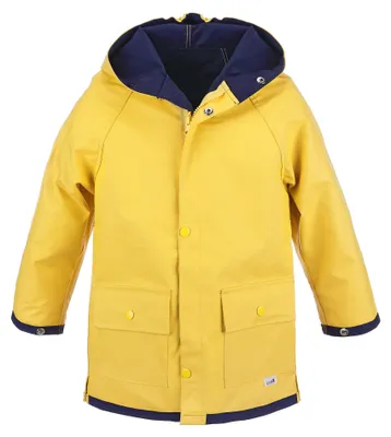 Produktbild von FRIESEN Friesennerz Original Büro oder Watt? - Uni Regenjacke Regenmantel in Gelb Kinder Größe 164