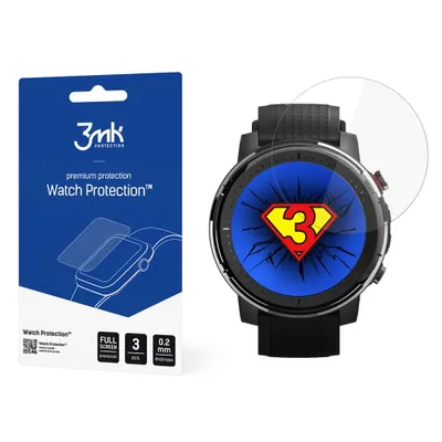 Produktbild von 3mk Display Hybridglas Watch Protection für Xiaomi Amazfit Stratos 3 0,2mm (3 Stück)