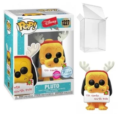 Produktbild von Funko Pop! Disney: Holiday - Pluto Flocked