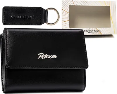 Produktbild von Geschenkset: Damenlederbrieftasche und Schlüsselanhänger - Peterson