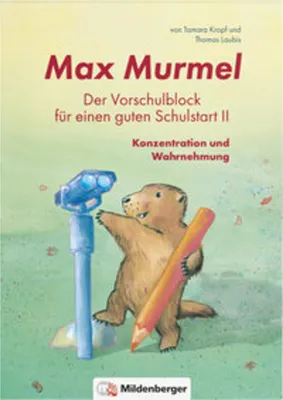 Obrázok produktu pre Max Murmel: Der Vorschulblock für einen guten Schulstart II