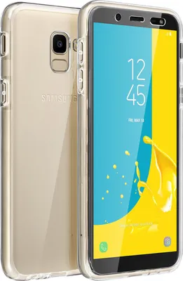 Produktbild von Avizar, 360° Rundum-Schutzhülle (Vorder- und Rückseite) für Samsung Galaxy J6, Transparent