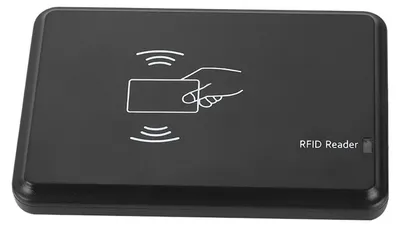 Image de Lecteur de cartes RFID VBESTLIFE, portable, étanche, contrôleur d'accès de 125 kHz, copieur/lecteur/graveur de cartes d'identification, rechargeable par USB