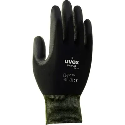 Produktbild von Uvex 60248, Fabrik-Handschuhe, Schwarz, Erwachsener, Unisex, 1 Stück(e), EN 388:2016 (4 1 3 1 X)