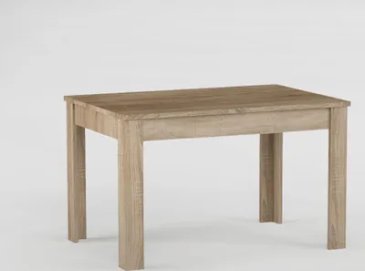 Produktbild von Esstisch ausziehbar Madryn 02, Farbe: Eiche Sonoma - 120-160 x 80 cm (B x T)