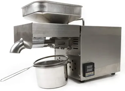 Obrázek produktu pro Automatický lis na olej s regulací teploty lisování oleje lis na rostlinný olej pro arašídy, slunečnicová semena, čajová semínka, sezamová semínka, vlašské ořechy