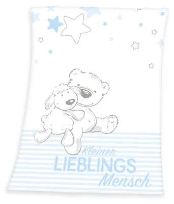 Immagine prodotto di Piccola coperta preferita in microfibra / coperta per bambini, 75x100 cm