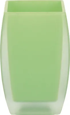 Produktbild von Spirella 7610583161000, Freistehender Zahnbürstenhalter, Polystyrol (PS), Grün, 70 mm, 70 mm, 105 mm