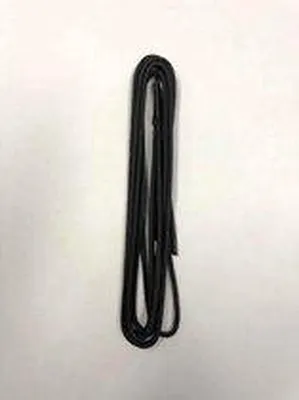 Zdjęcie produktu dla Jumada's – sznurowadła okrągłe – czarne – długość 120 cm x szerokość 4 mm