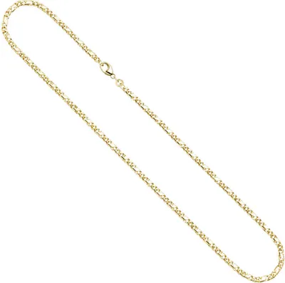 Produktbild von 3,2mm Rockwell Kette Halskette Collier Goldkette 333 Gold Gelbgold 45cm Damen
