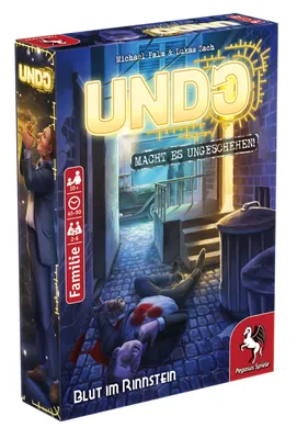 Produktbild von Pegasus Spiele 18171G - Undo: Blut im Rinnstein
