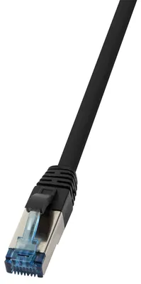 Produktbild von LogiLink CQ6105S, 15 m, Cat6a, S/FTP (S-STP), RJ-45, RJ-45, Schwarz
