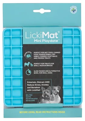 Image de Gamelle pour chien Lickimat turquoise TPR