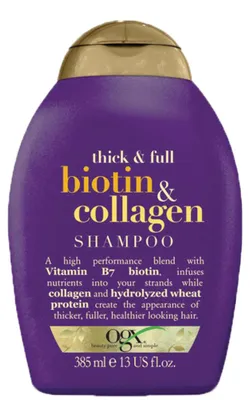 Image de Shampoing OGX à la biotine et au collagène, 385 ml