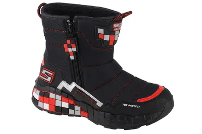 Produktbild von Skechers Mega-Craft - Cuboforce - Schwarz / Rot Textil Größe: 31 Normal
