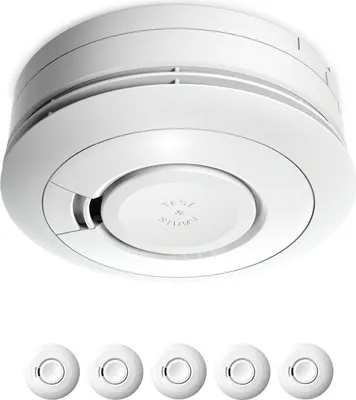 Produktbild von 5x Ei Electronics Ei650 Rauchwarnmelder - Rauchmelder mit 10 Jahres Batterie - Bestnote Stiftung Warentest