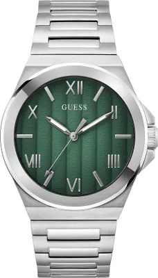 Produktbild von Nur Zeit Guess Silber   Kollektion Vinyl - mann