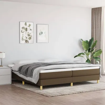 Produktbild von Maison Exclusive - Boxspringbettgestell Dunkelbraun 200x200 cm Stoff