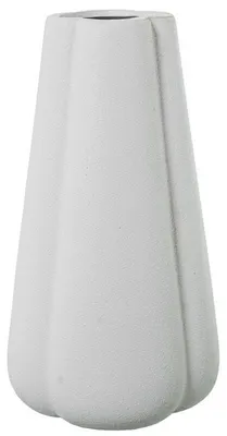 Keramikvase, weiß, 36 x 19 x 19 cm