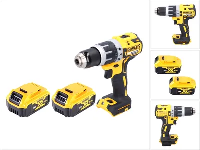 Immagine prodotto di Trapano avvitatore a batteria DeWalt DCD 796 N 18 V 70 Nm senza spazzole + 2 batterie da 5,0 Ah - senza caricabatterie