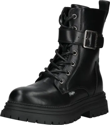 Image de Buffalo Dames Élégant Bottine Lennox Lace Up Mid 1622610 noir