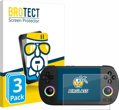 Produktbild von 3x BROTECT Schutzglas für Anbernic RG40XX H Schutzfolie Panzer Folie Glas Display Schutz klar