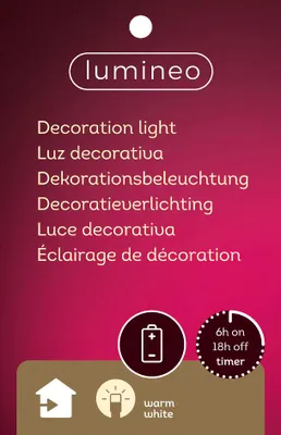 Produktbild von Weihnachtshaus mit LED-Lichtern - 20,5 cm | Weihnachtsdekoration