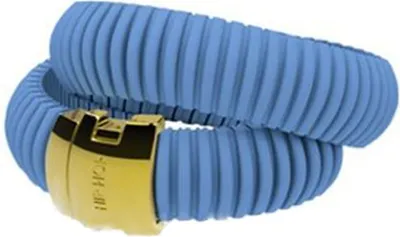 Image de HIP HOP BIJOUX Mod. ICON LIGHT BLUE Bracciale doppio/ Double bracelet