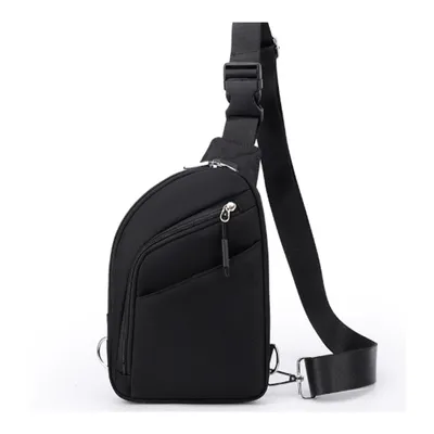 Produktbild von Anti-Diebstahl Brusttasche Herren Damen Sling Bag, Schultertasche mit RFID Schutz, Schwarz