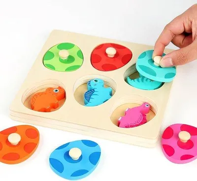Produktbild von Holzspielzeug für 1-Jährige, Puzzlespiel, Sortierspiel, Kleinkind