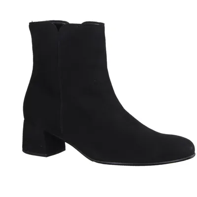 Produktbild von Gabor 55680-17 Damen, Stiefelette, Leder, Schwarz, Kurzschaft - Damenschuhe Modische Stiefelette / Boots, Schwarz, leder (samtchevreau), absatzh&oumlhe: 40 mm