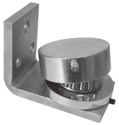 Obrázek produktu pro LogistSystem Nastavitelná branka, pozinkovaná, ∅ 50 mm, deska 70 × 50 mm, 1 ks – 61.076.50