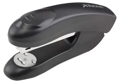 Image de Agrafeuse Rexel Gemini à demi-lames, capacité de 15 feuilles, pour agrafes 24/6 et 26/6, noir