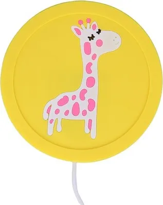 Image de Setty Chauffe-tasses USB Chauffe-café Bureau Ordinateur portable PC Plaque chauffante Girafe