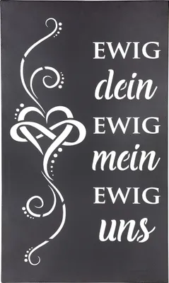 Produktbild von Gilde Wandrelief, rechteckig, "Herz", Herzmotiv, Spruch, Metall, grau, , L. 1 cm, B. 40 cm, H. 70 cm  67524