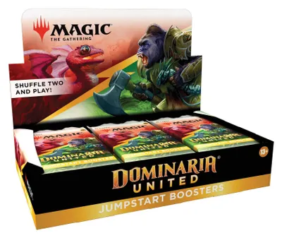 Obrázek produktu pro Magic the Gathering Dominaria United Jumpstart-Booster Display (18) anglicky