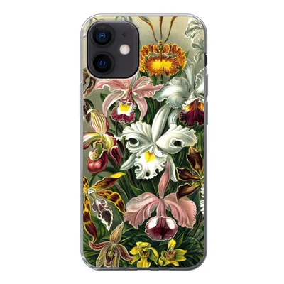 Produktbild von MuchoWow® Handyhülle Schutzhülle Hülle für iPhone 12 Orchidee - Haeckel - Kunst Silikon Softcase Handy Hülle - Schutzhülle