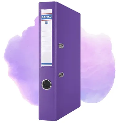 Produktbild von Donau Aktenordner A4 50mm Violett Stabil